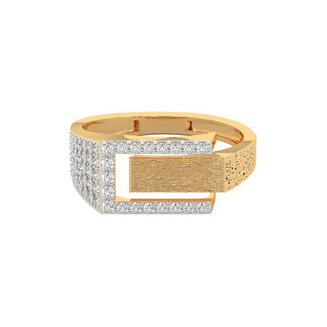 Anang Round Diamond Ring For Men